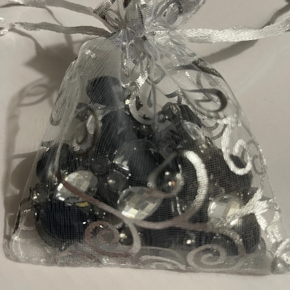 9-Piece Costume Jewelry Bracelet Components Lot w/ Bag DIY‎